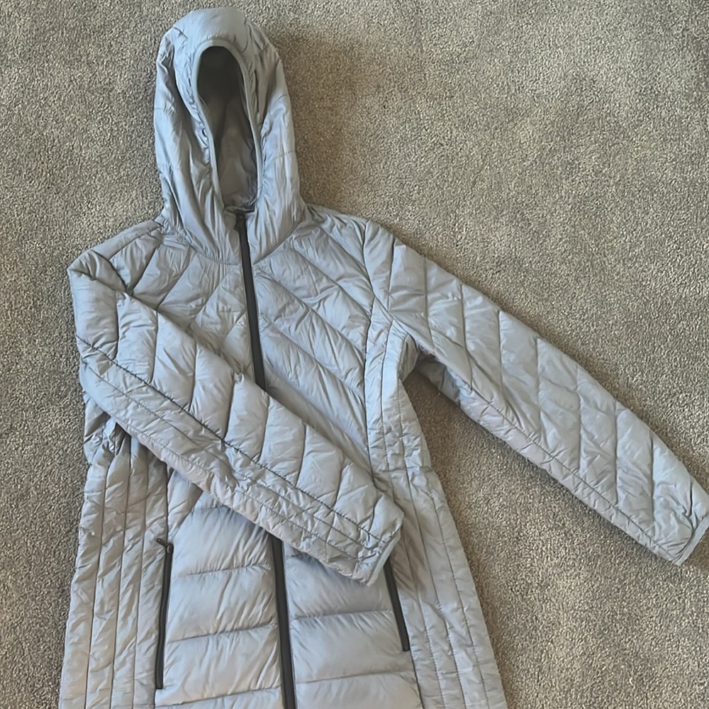 London Fog Long Winter Puffer Down Coat